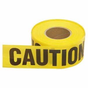 Caution Stripped Tape