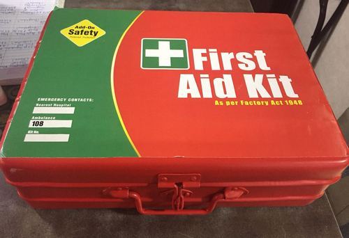 Steel First Aid Kit